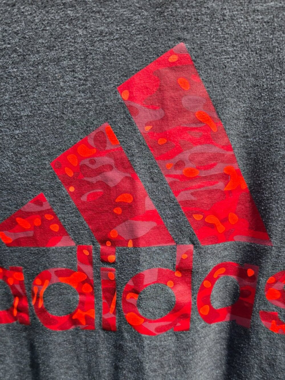 Adidas Mens Amplifier camo gray Sz Small tee shirt